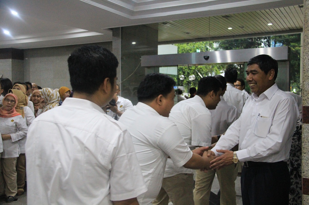 Jarman Berpamitan dengan Pegawai Ditjen Ketenagalistrikan