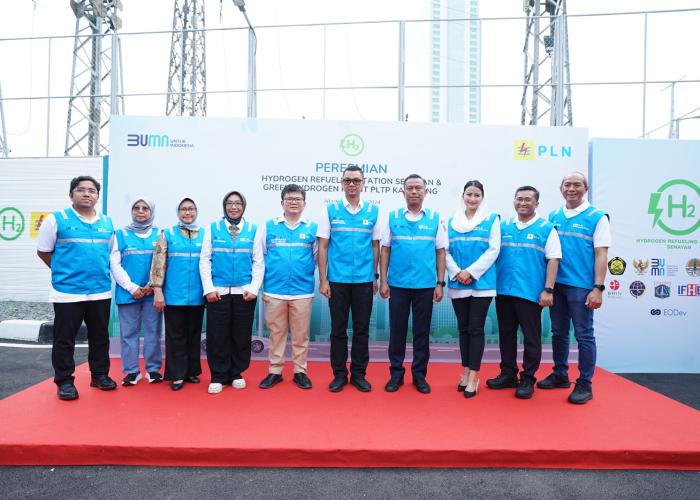 Stasiun Pengisian Kendaraan Hidrogen Pertama di Indonesia Diresmikan