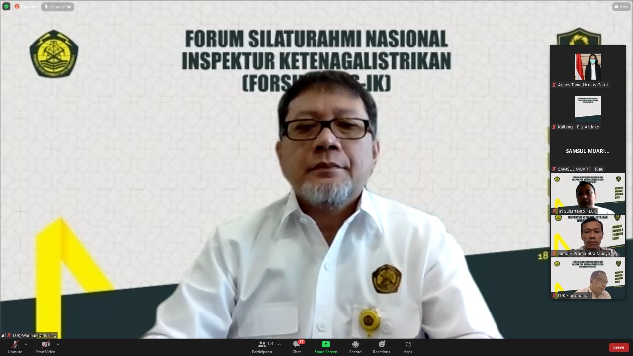 Kementerian ESDM Dorong Peningkatan Kompetensi Inspektur Ketenagalistrikan