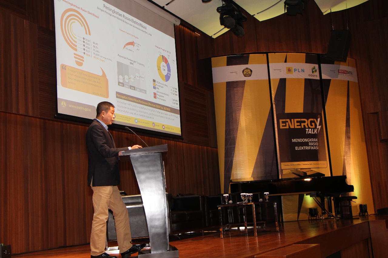 Kementerian ESDM Targetkan Rasio Elektrifikasi 99,9 Persen di Tahun 201