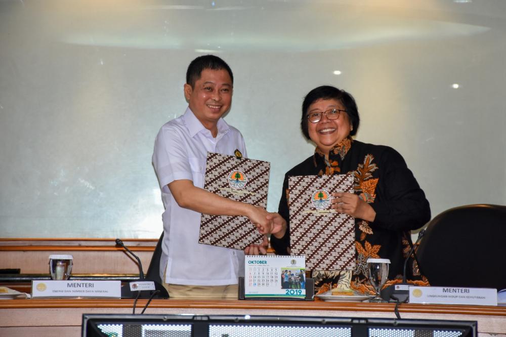 Kerja Sama ESDM dan KLHK Realisasikan Upaya Pelestarian Lingkungan Hidup