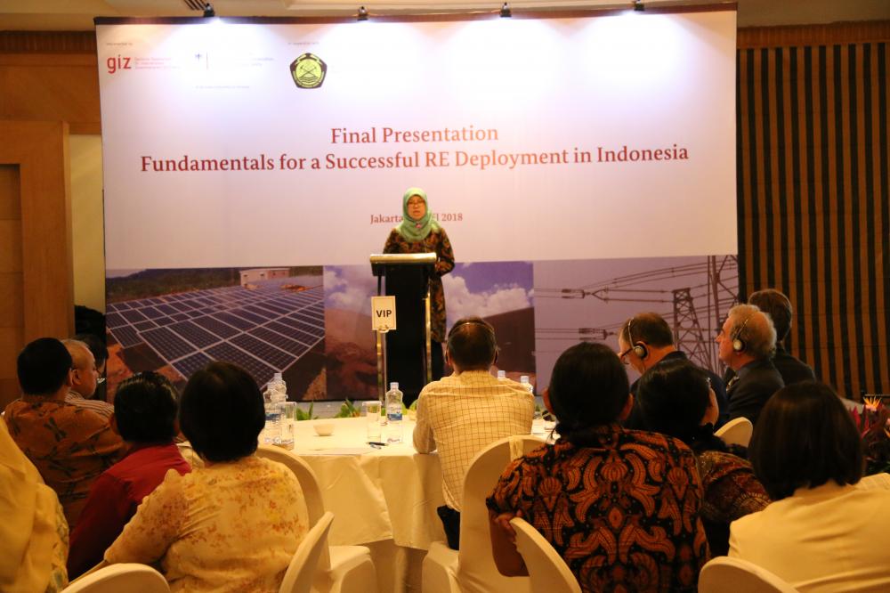 KESDM dan GIZ Gelar Seminar Paparkan Hasil Kajian Upaya Mencapai Target 23% EBT di 2025