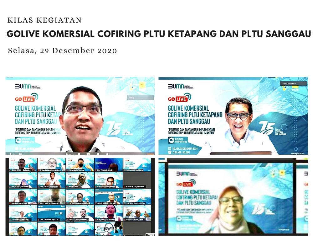 Komersialisasi Cofiring PLTU Ketapang dan PLTU Sanggau