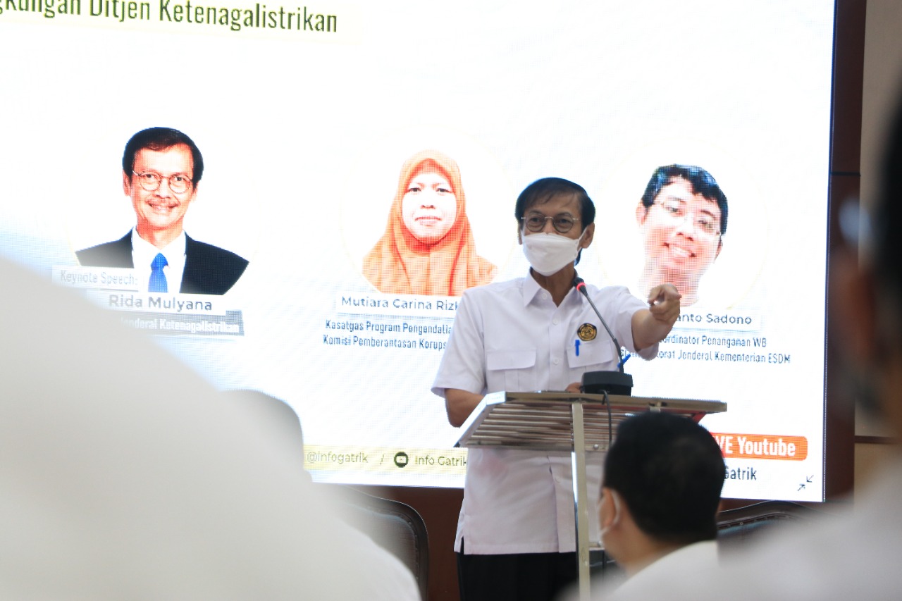 Komitmen Ditjen Ketenagalistrikan Tolak Gratifikasi