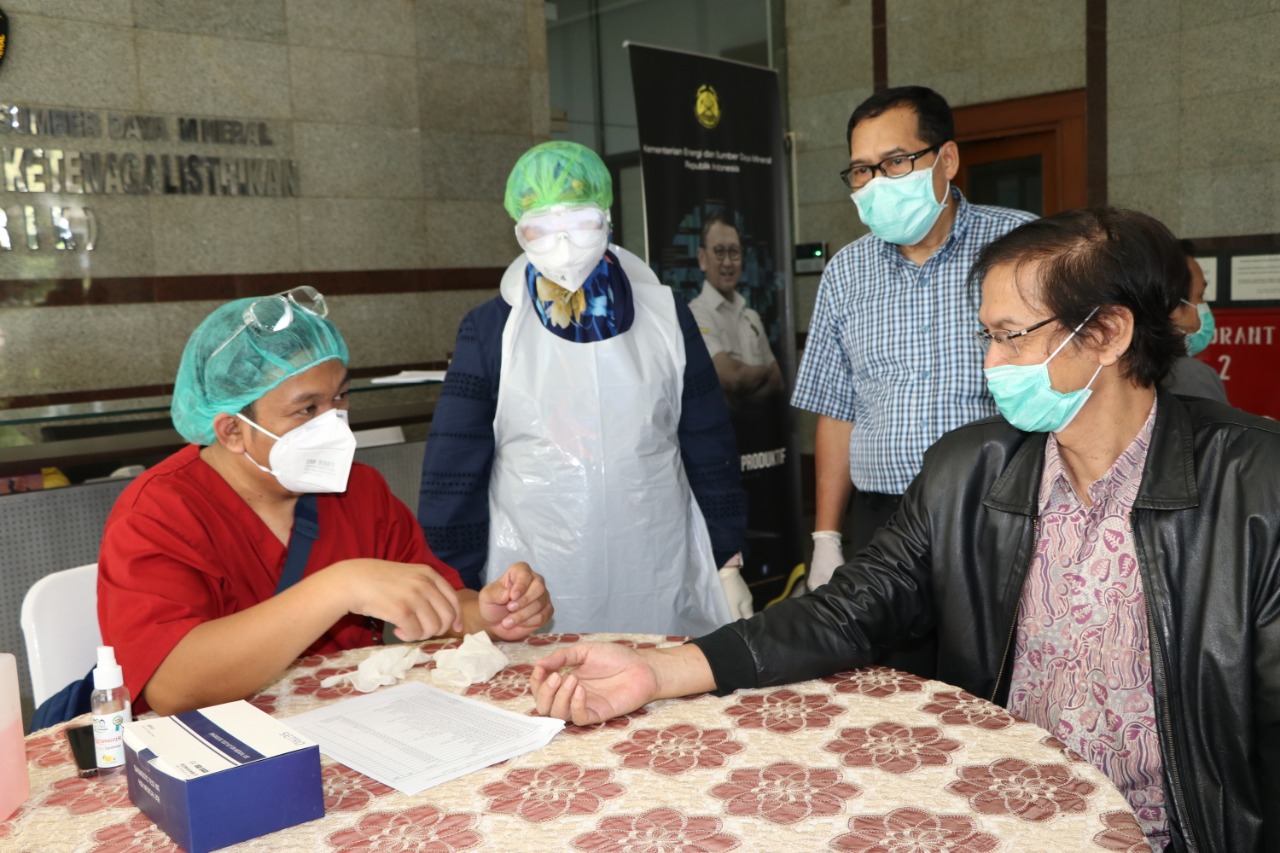 Lindungi Pegawai dari Penyebaran Covid-19, Ditjen Ketenagalistrikan Gelar Rapid Test