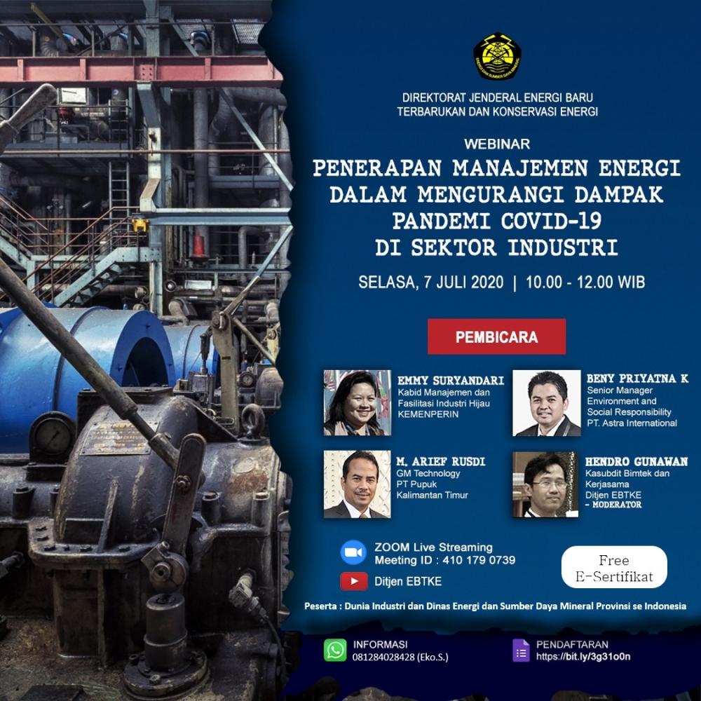 Manajemen Energi: Senjata Ampuh Industri Kala Pandemi