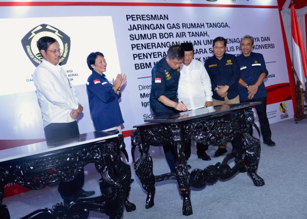 Menteri Jonan Resmikan PJU-TS di Sidoarjo, Bukti APBN Untuk Kesejahteraan Masyarakat