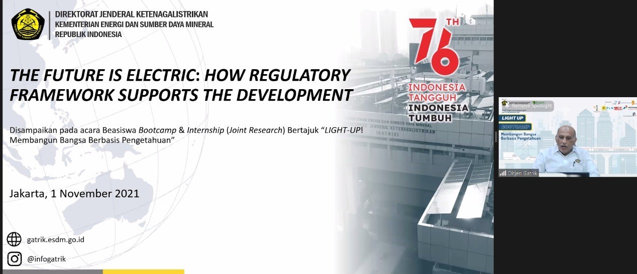 Momentum Peningkatan SDM Ketenagalistrikan di Hari Listrik Nasional 2021