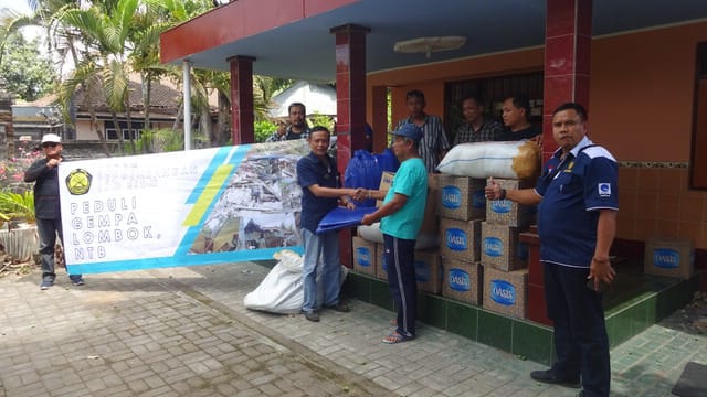 Peduli Gempa Lombok, BPSDM ESDM Salurkan Bantuan