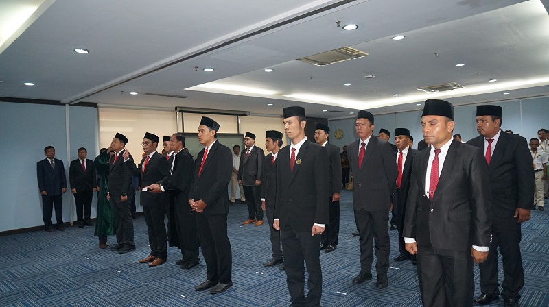 Pelantikan Pejabat Fungsional dan Pengambilan Sumpah PNS di Lingkungan Ditjen Migas