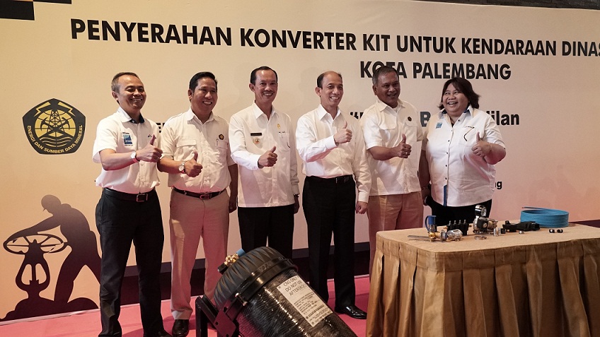 Pemda dan Angkutan Umum Palembang Kebagian 595 Konkit BBG