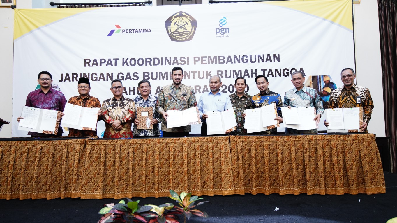 Pemerintah Bangun Jargas 293.533 SR Tahun 2020, Pemda Diminta Berikan Dukungan