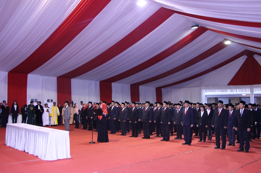 Penyegaran Organisasi, Menteri ESDM Lantik 199 Pejabat