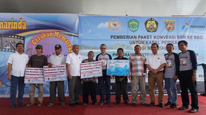 Perdana, Bantuan Konkit Gratis Bagi Nelayan Kota Samarinda