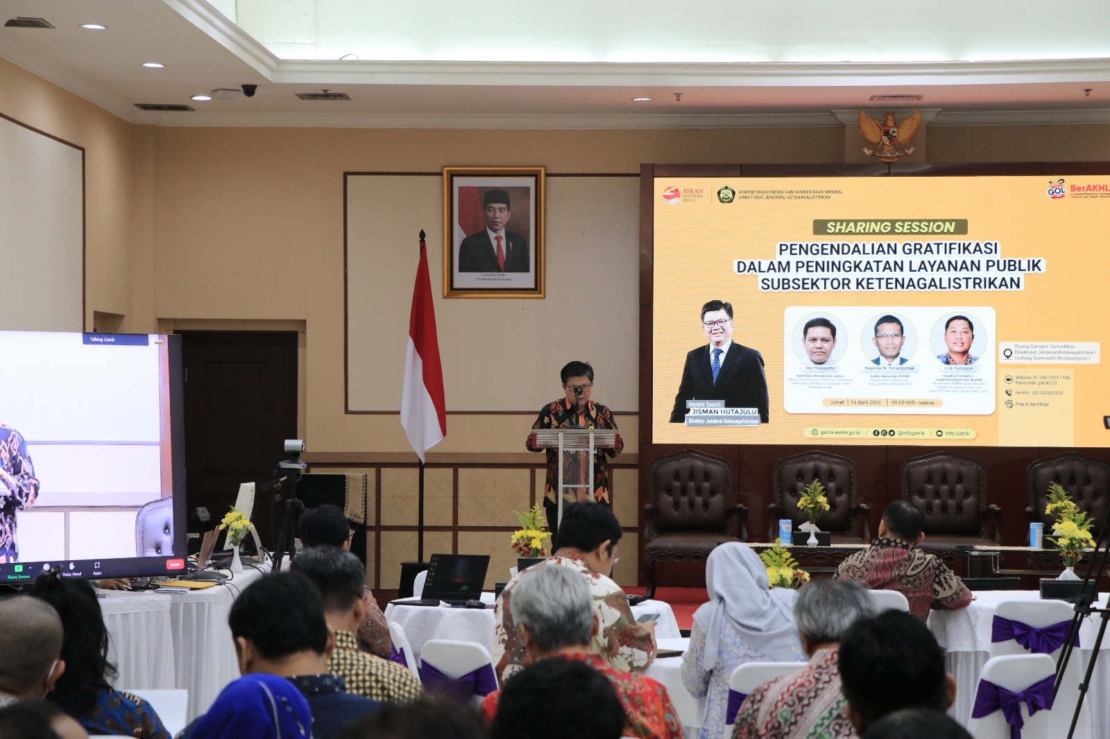 Perkuat Komitmen Antikorupsi, Ditjen Gatrik Gelar Sharing Session Pengendalian Gratifikasi