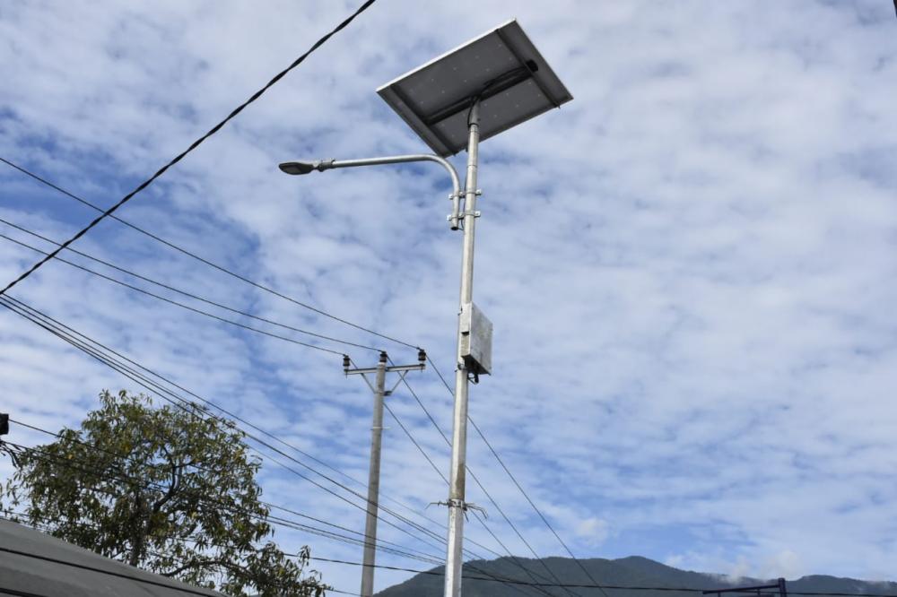 PJU TS Dibangun di Sigi dan Donggala, Bantu Normalisasi Pasca Bencana