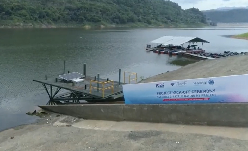 PLTS Terapung Cirata Tingkatkan Bauran EBT