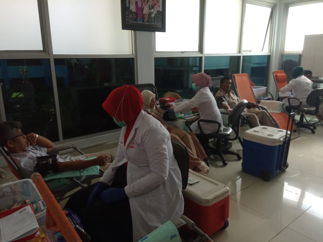 PPSDM Aparatur Gelar Donor Darah dan Pemeriksaan Kesehatan 