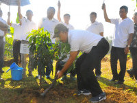 PPSDM Aparatur melaksanakan Penanaman Pohon di Kampus Lapangan Cisolok
