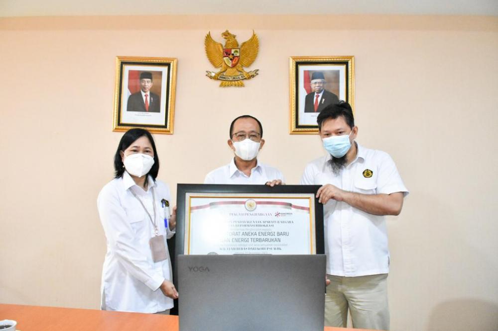 Raih Predikat WBK, Direktorat Aneka EBT Bersiap Menuju WBBM