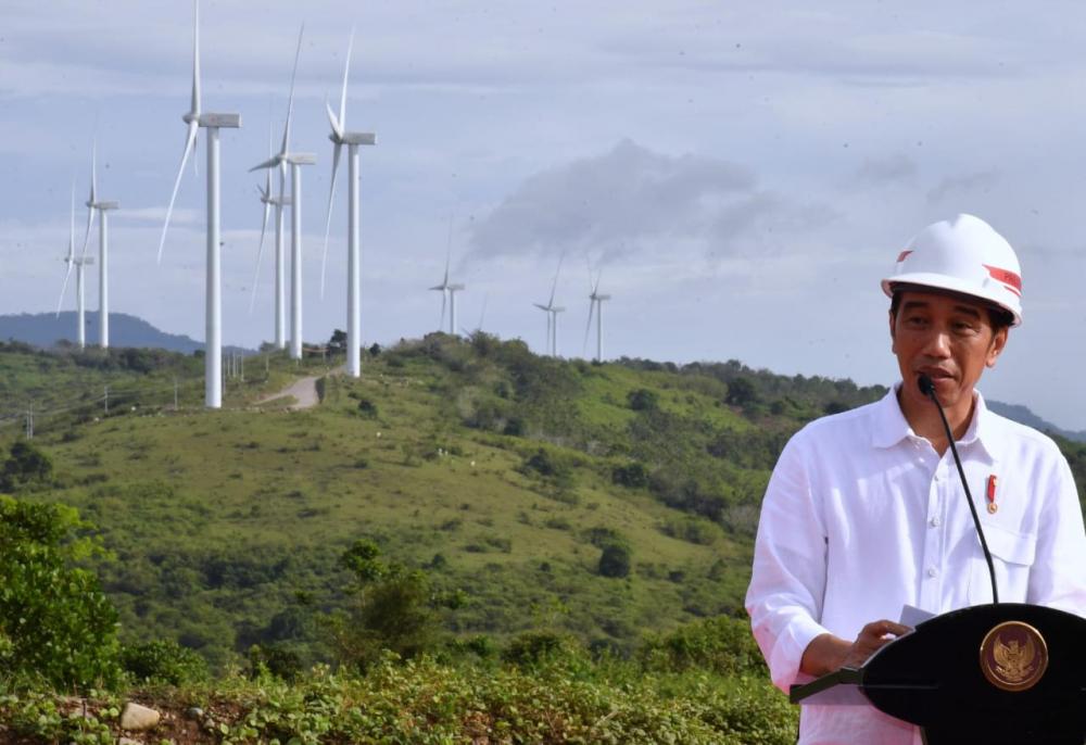 Resmikan “Kebun Angin” Raksasa Pertama di Indonesia, Presiden Jokowi: Seperti di Eropa, tapi di Sidrap