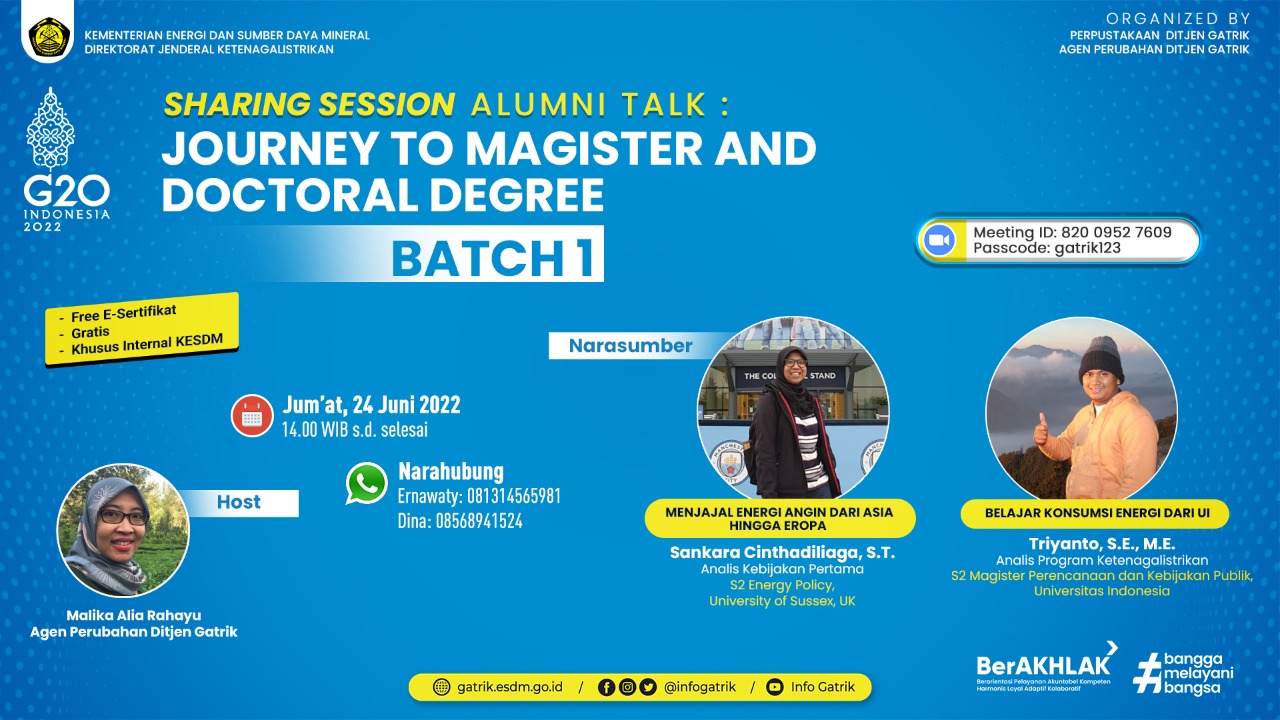 Sarana Berbagi Pengalaman Saat Tugas Belajar, Perpus Gatrik Selenggarakan Alumni Talk