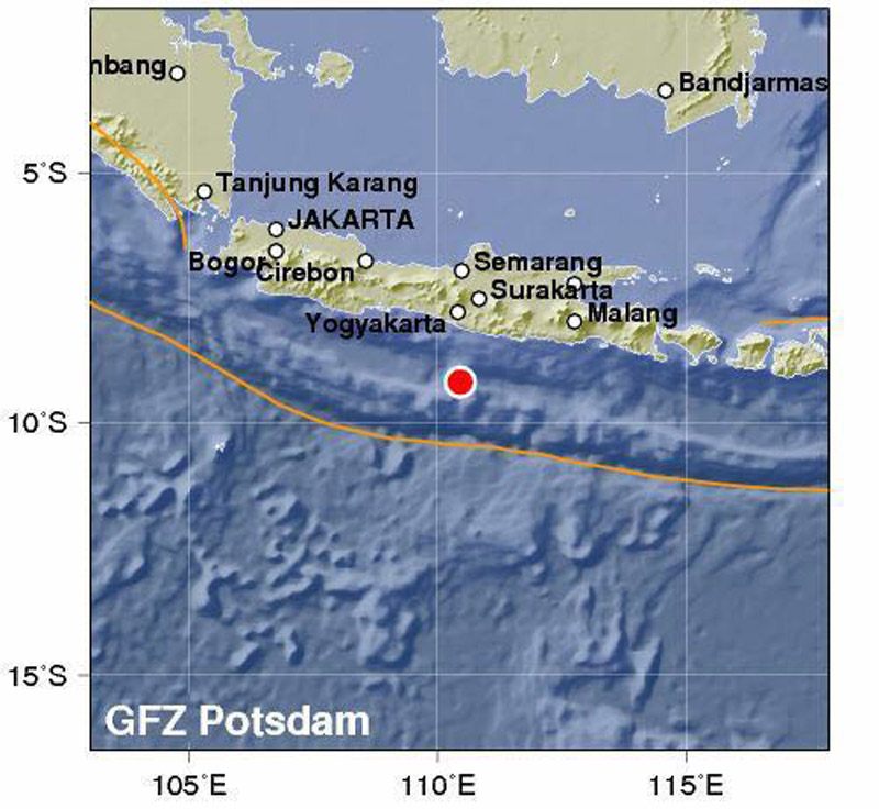 Selatan Gunung Kidul Diguncang Gempa 5,1 SR