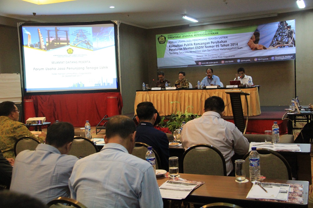 Selenggarakan Forum Konsultasi Publik, Ditjen Gatrik Harapkan Profesionalisme BUJPTL