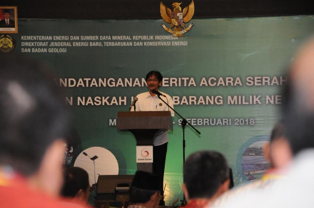 Serahkan Aset ke Pemda, Dirjen EBTKE : Pemeliharaan dan Pemanfaatan, Itu Yang Paling Penting