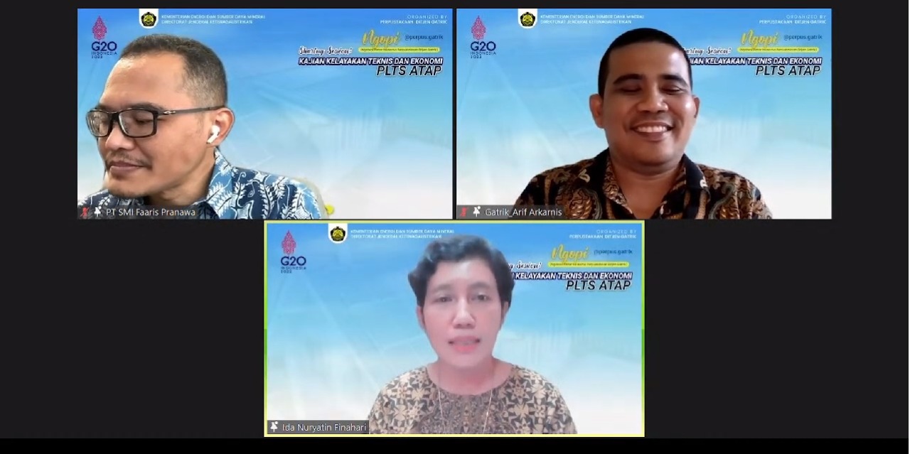 Sharing Pengalaman Badan Usaha Sebagai Masukan Penyusunan Regulasi PLTS Atap