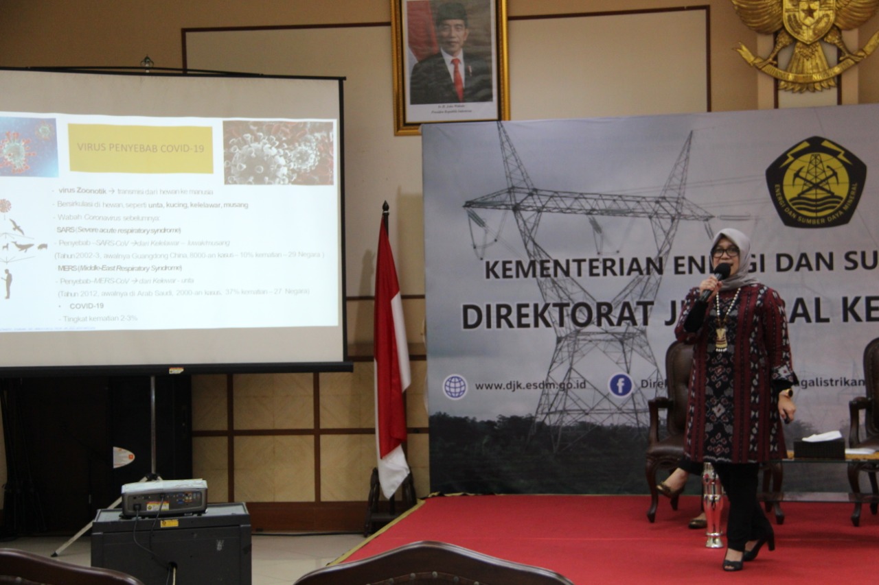 Sosialisasi Covid-19, Pegawai Diimbau Tidak Panik