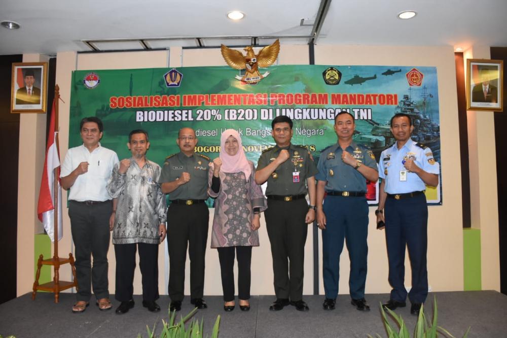 Sosialisasi Implementasi Program Mandatori B20 Digelar di Lingkungan TNI