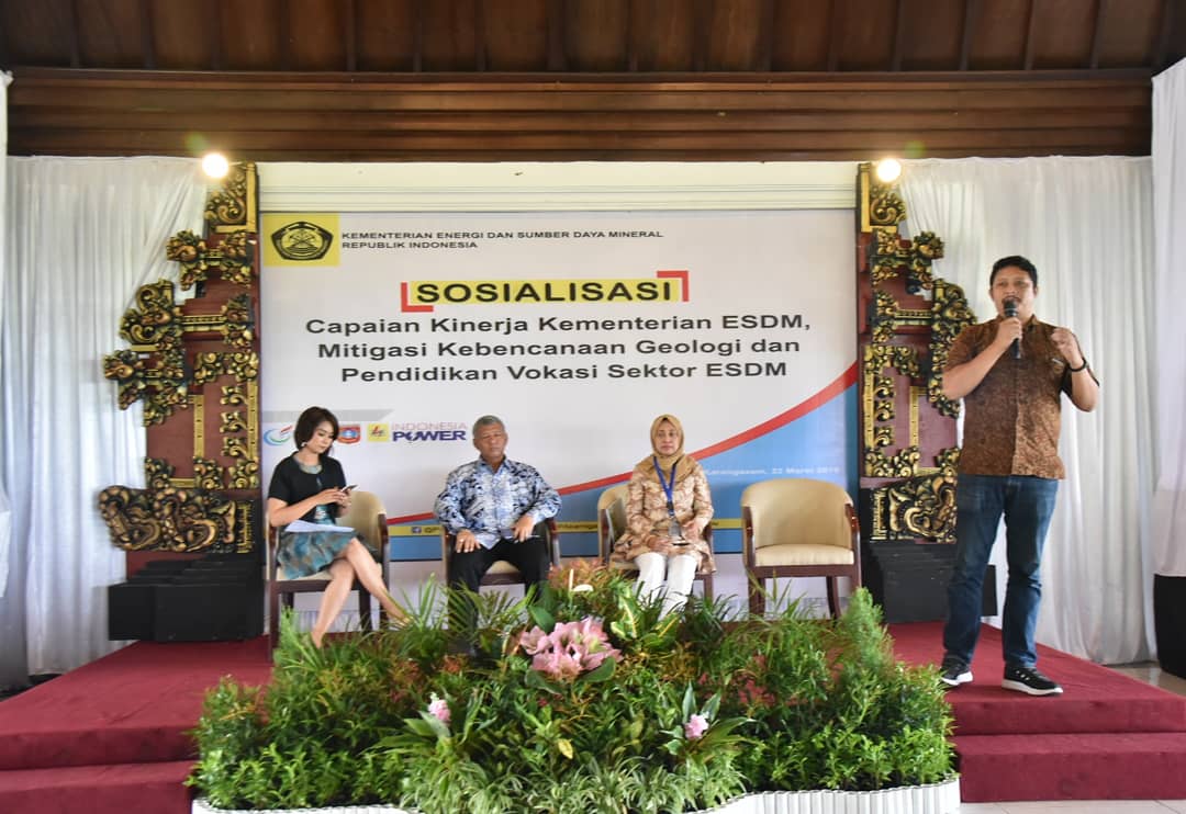Sosialisasikan Capaian Kinerja, BPSDM ESDM Ajak Masyarakat Karangasem Kembangkan Potensi 