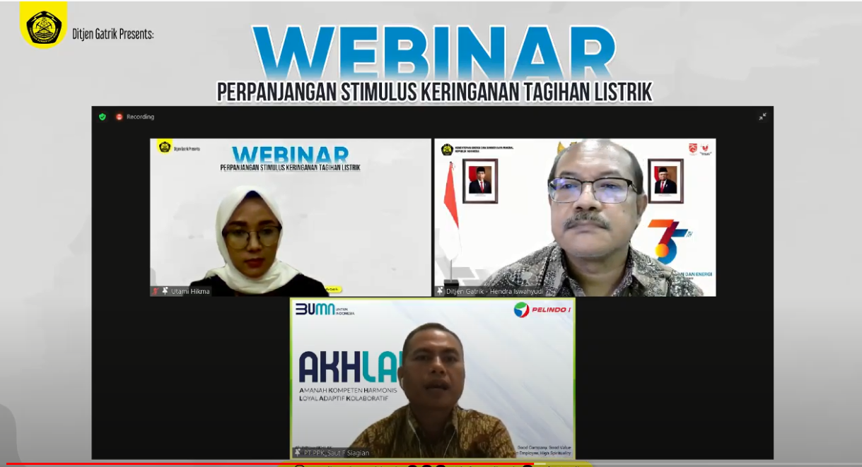 Stimulus Keringanan Tagihan Listrik Bantu Pelanggan PT PLN (Persero)