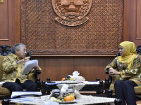 Temui Gubernur Khofifah dan Walikota Surabaya, Dirjen Toto Diskusi Pengembangan EBTKE di Jawa Timur