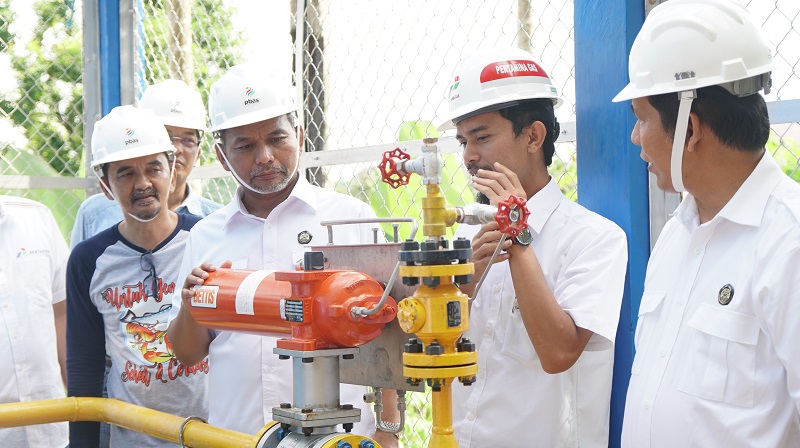 Tinjau Jargas Kota Samarinda, Dirjen Migas Minta Selesai Tepat Waktu