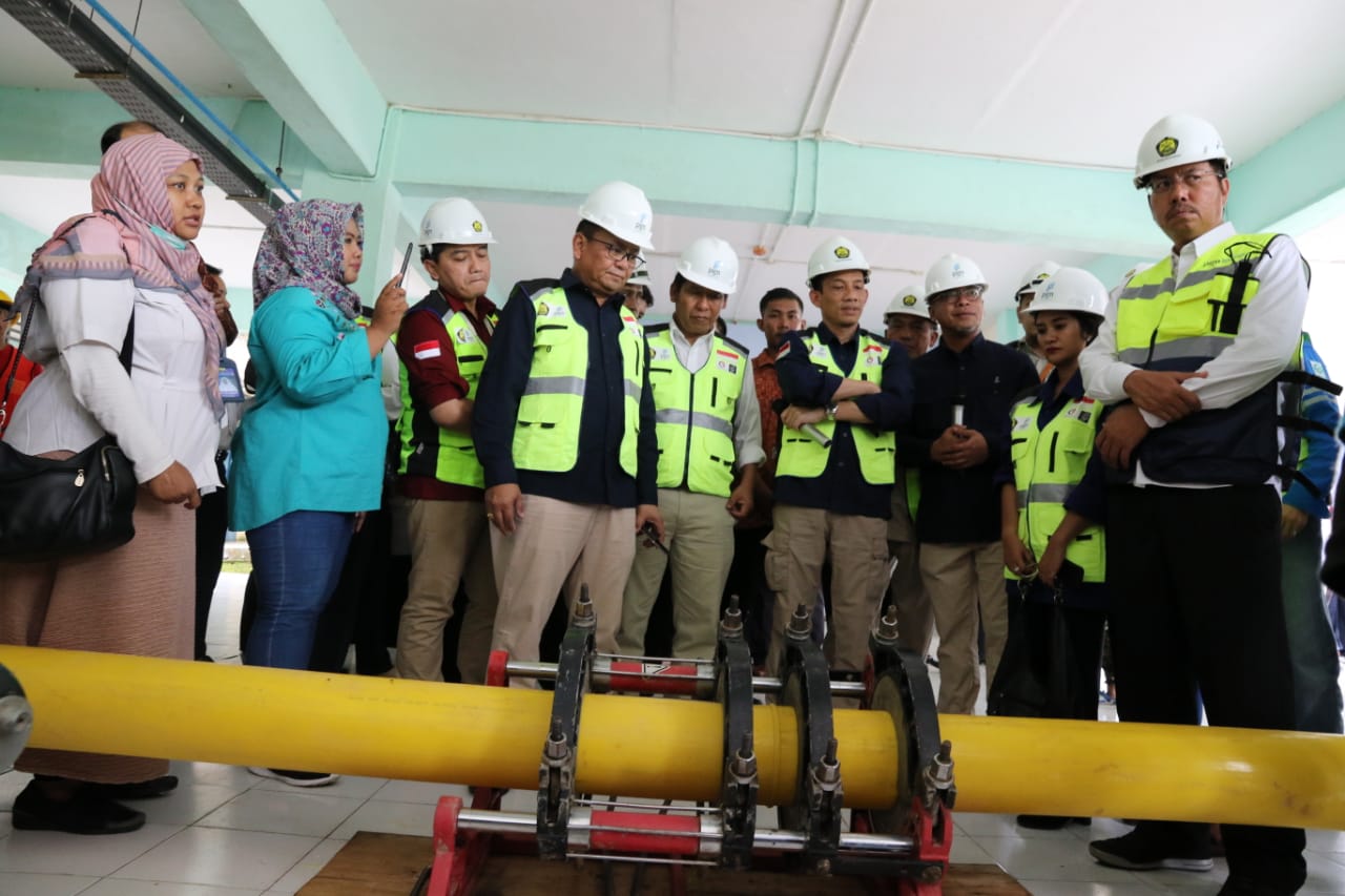 Tinjau Jargas Tarakan, Wamen ESDM Memastikan Pembangunan Tepat Waktu