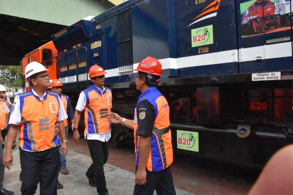 Upaya Berkelanjutan Mandatori B20, Rail Test Digelar