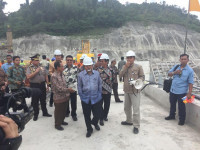 Wakil Presiden RI, Jusuf Kalla Tinjau Proyek PLTA Poso
