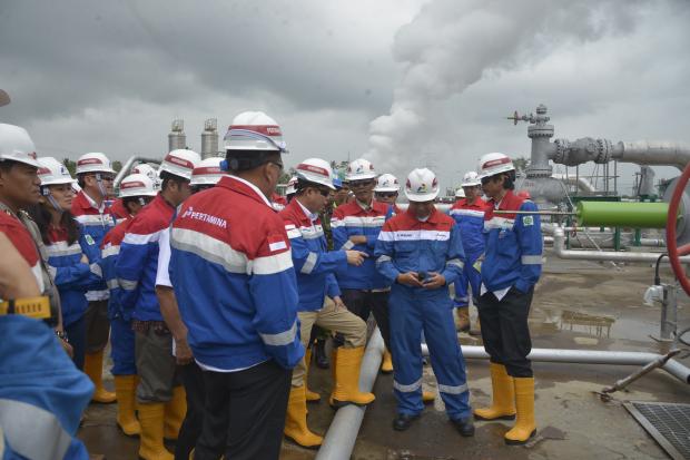 Menteri ESDM Tinjau Area Panas Bumi Lahendong Unit 5 dan 6