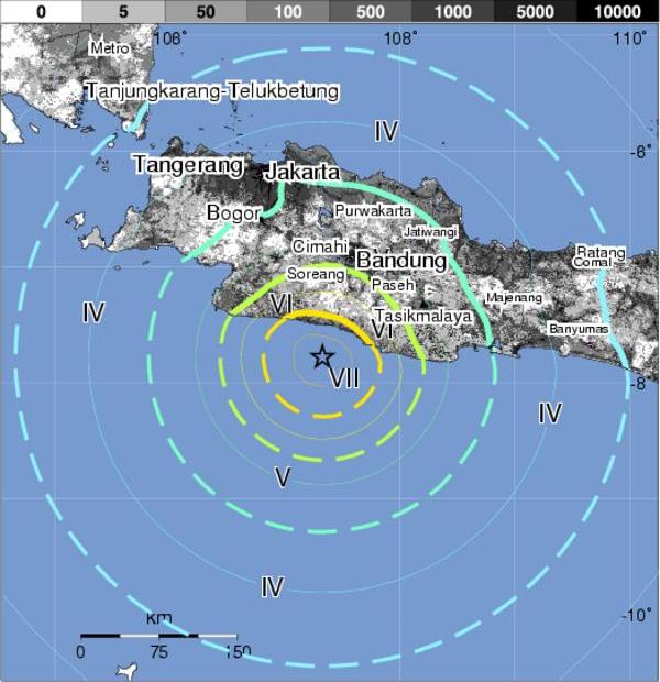 Gempabumi Yang Mengguncang Tasikmalaya Tidak Menyebabkan Tsunami