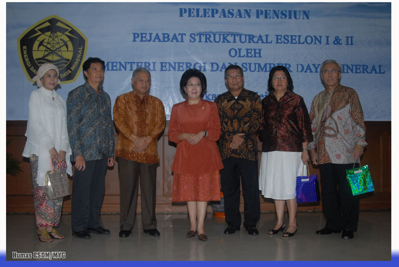 Tiga Pejabat DESDM Masuki Masa Purna Bakti