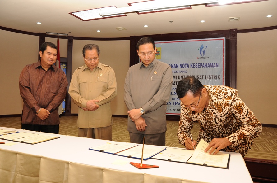 PGN dan PLN Tandatangani MoU Jual Beli Gas untuk Pembangkit Listrik Sumut dan Sumsel