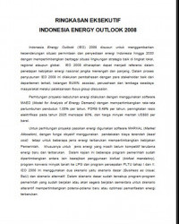 Indonesia Energy Outlook 2008