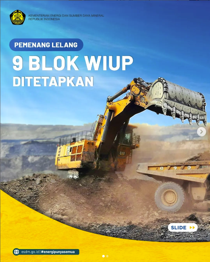 9 Blok Lelang WIUP