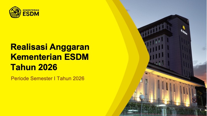 Realisasi Anggaran KESDM (Semester I 2026)